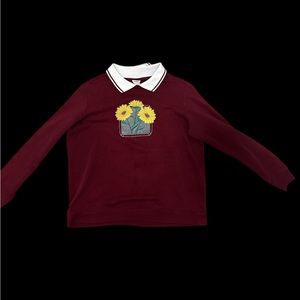 ✨ Vintage yellow sunflower long sleeve shirt ✨